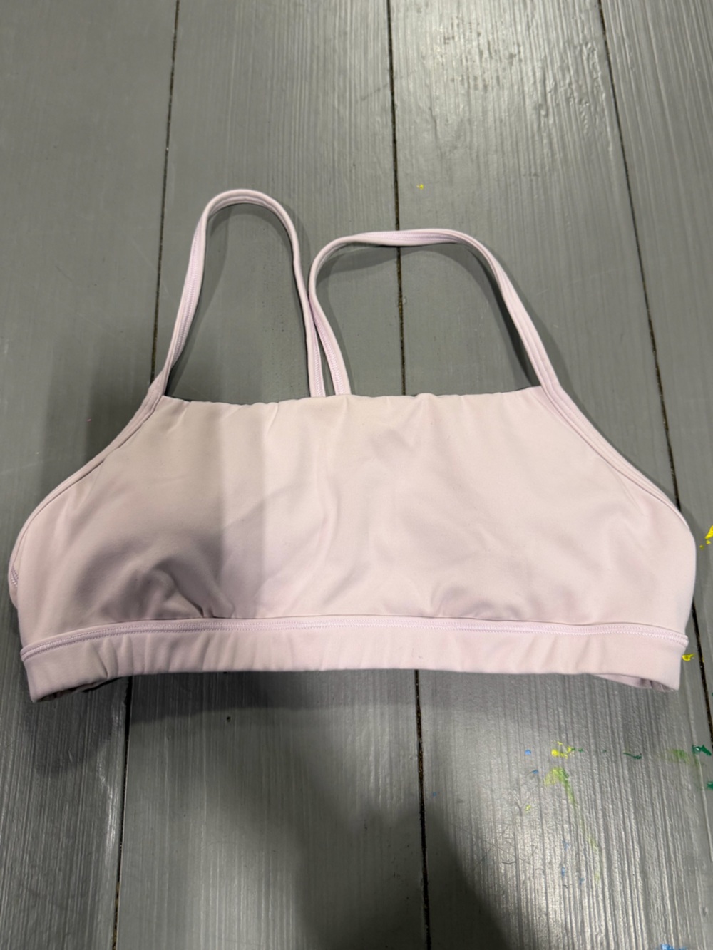 lululemon athletica Light Pink Strappy Sports Bra